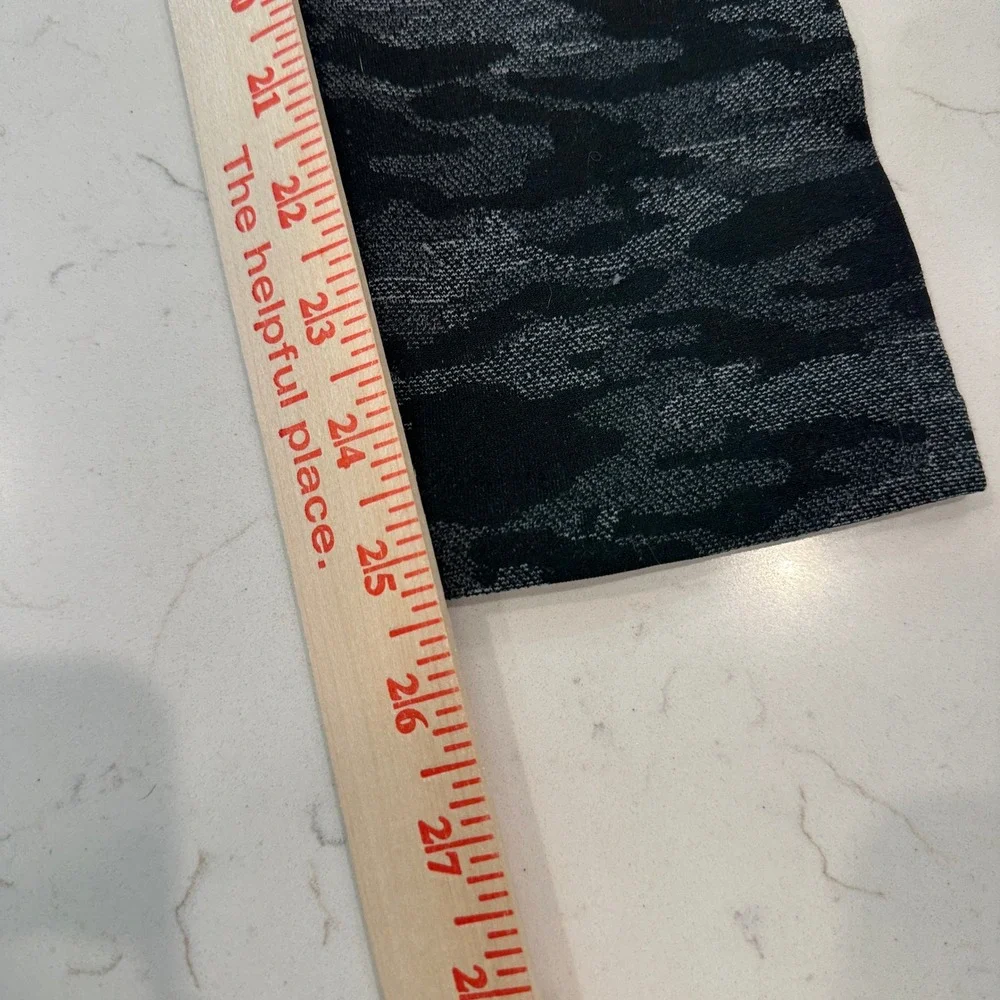 Time and Tru Womens Camo Leggings Gray Black Camouflage XL 16-18 TT40100016180SQ